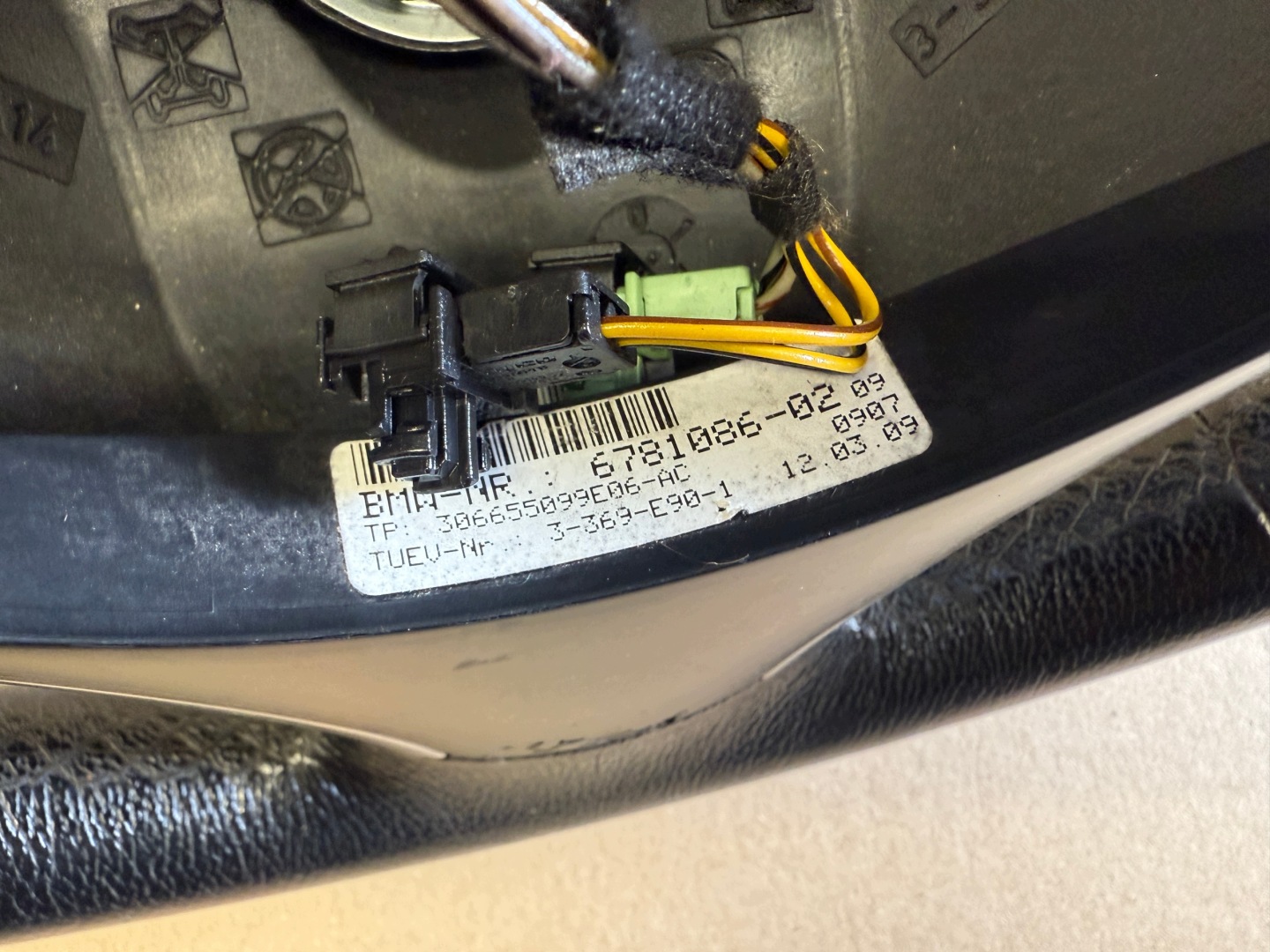 BMW E81 E87 LIFT LCI lenkrad MULTIFUNKCJA Leder 6781086