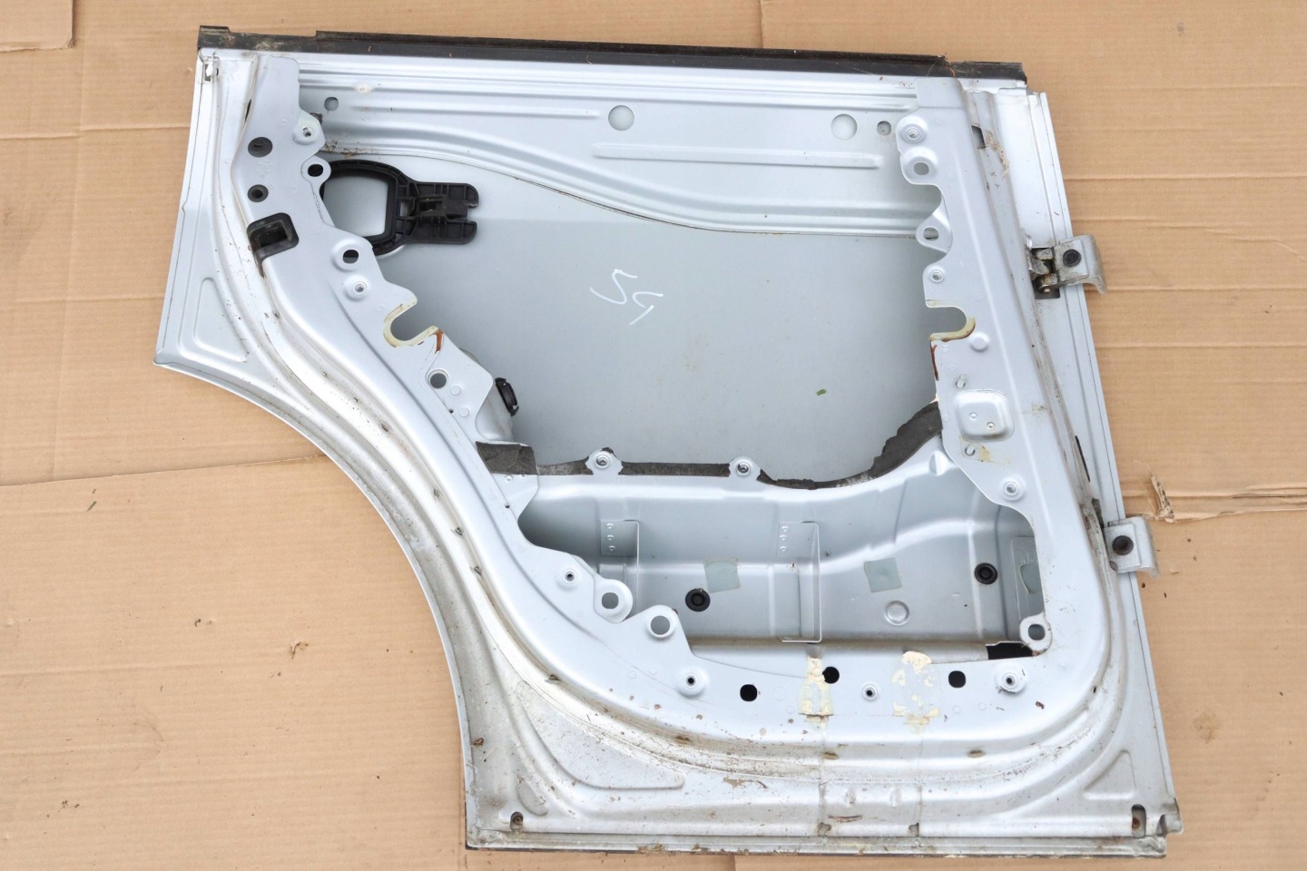 AUDI A2 door rear. left rear part LY7W silver