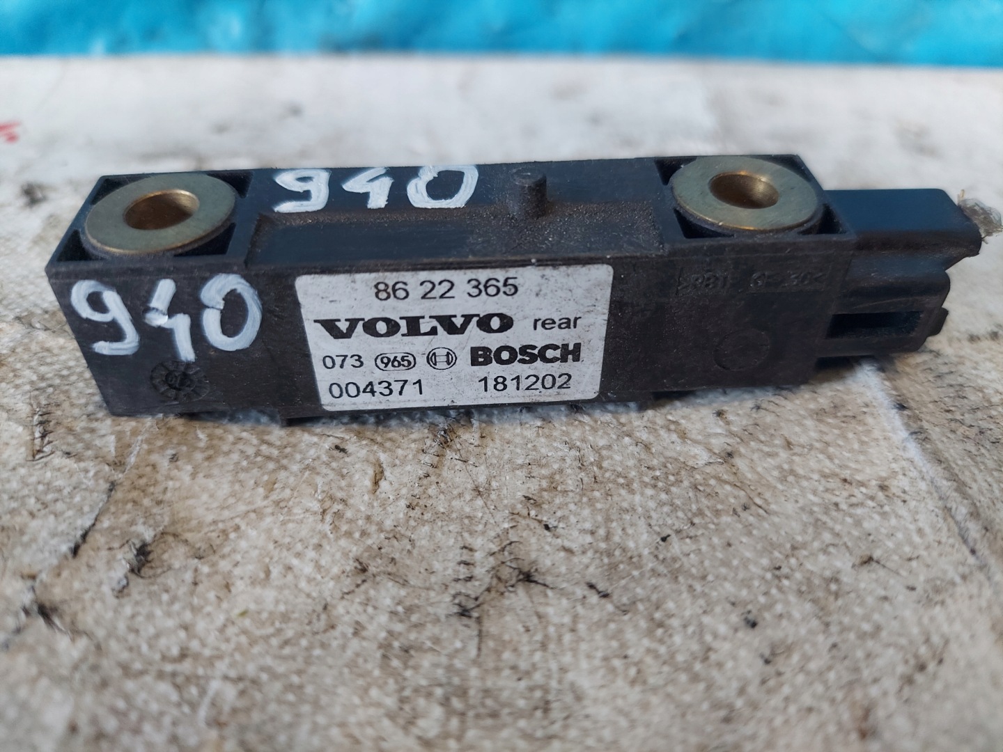 VOLVO S60 V70 8622365 crashsensor drucksensor BOCZNEGO