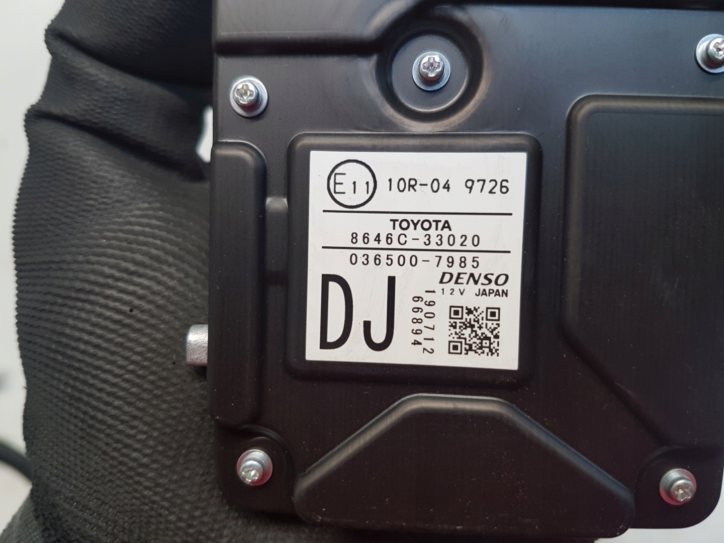 LEXUS ES300H ES VII kamera windows front lidar