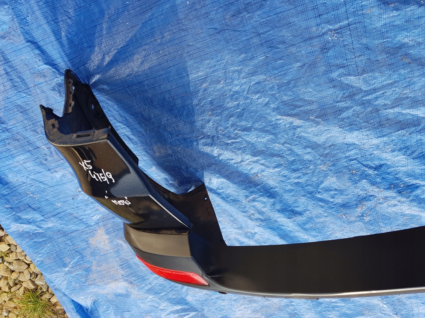 bumper rear part rear BMW X5 E70 BLACK SAPPHIRE 475