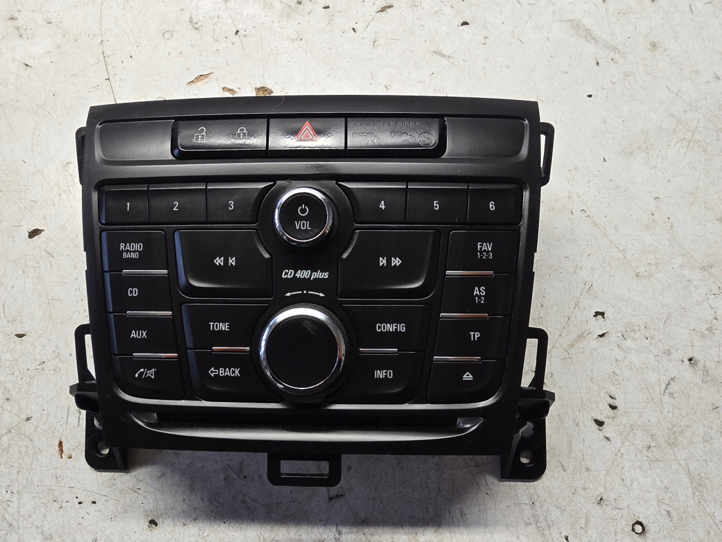 OPEL ZAFIRA C PANEL RADIA PRZYCISKI CD 400 plus 13435410