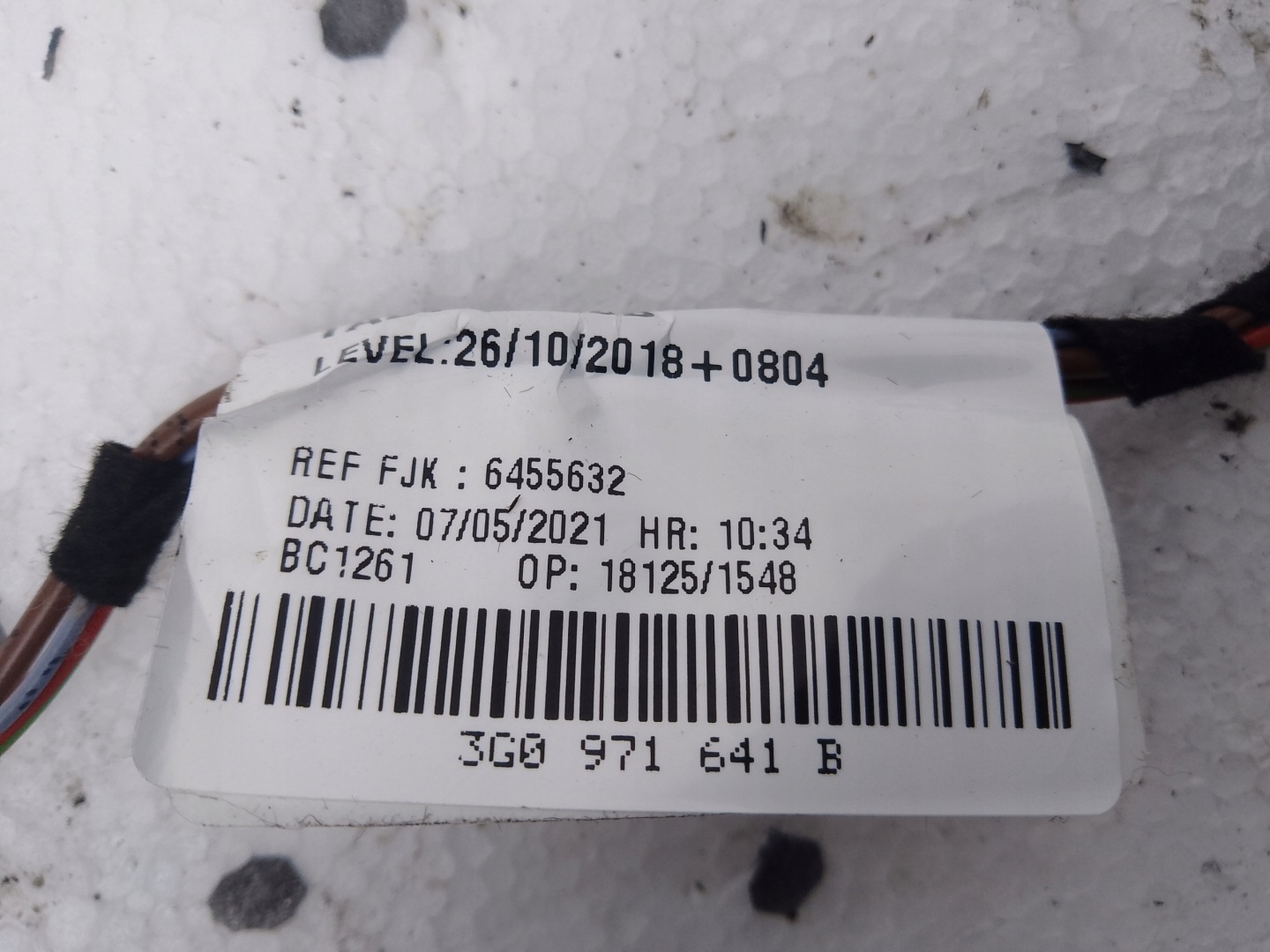 CABLAGGIO TUNELU VW ARTEON 3G0971641B