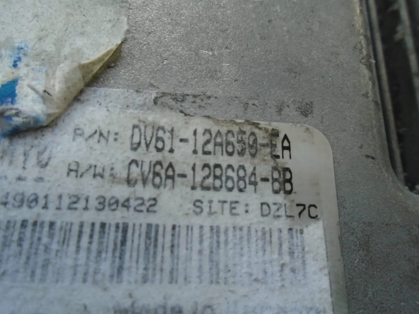 control unit of the engine CV6A-12B684-BB / DB61-12A650-EA Ford Connect 1.0 Ecoboost