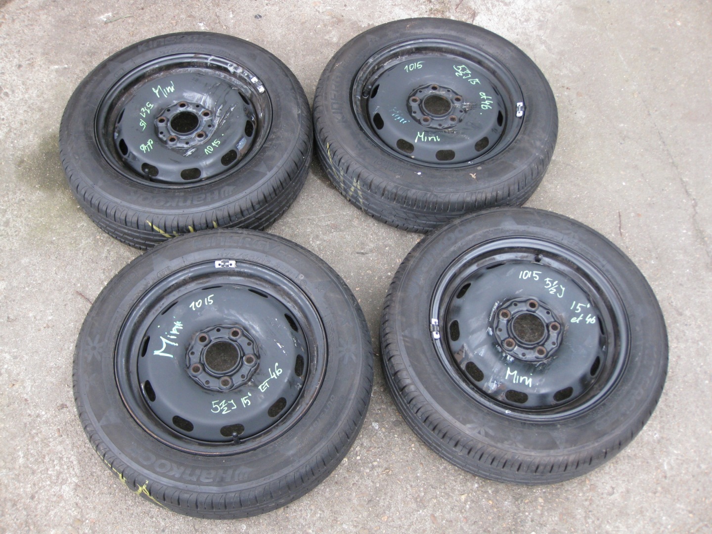 wheels discs tyres MINI 175/65/15 LATO ET46