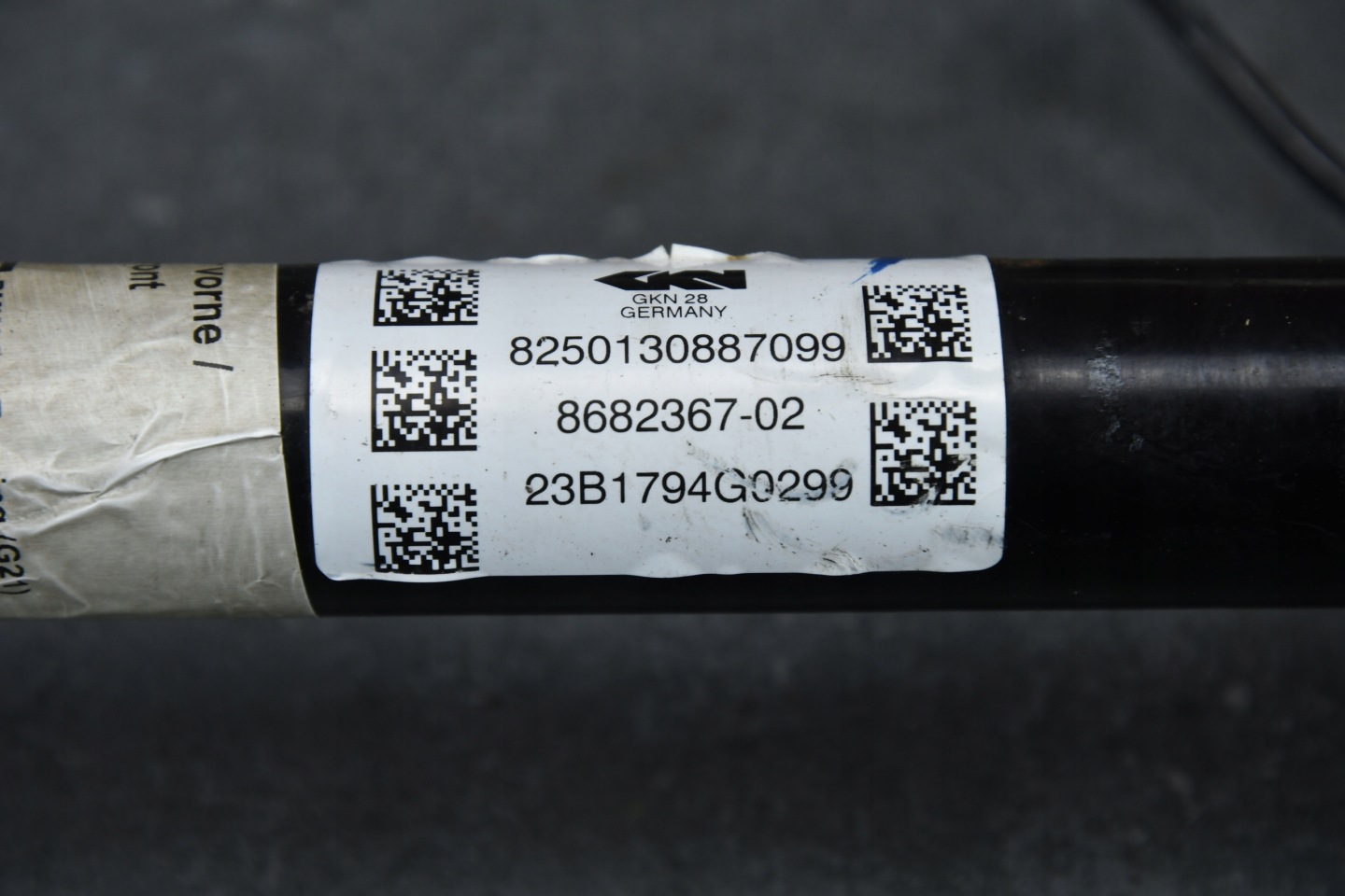swing left front front shock absorber semi-axis BMW 3 G20 G21 4x4 10492km
