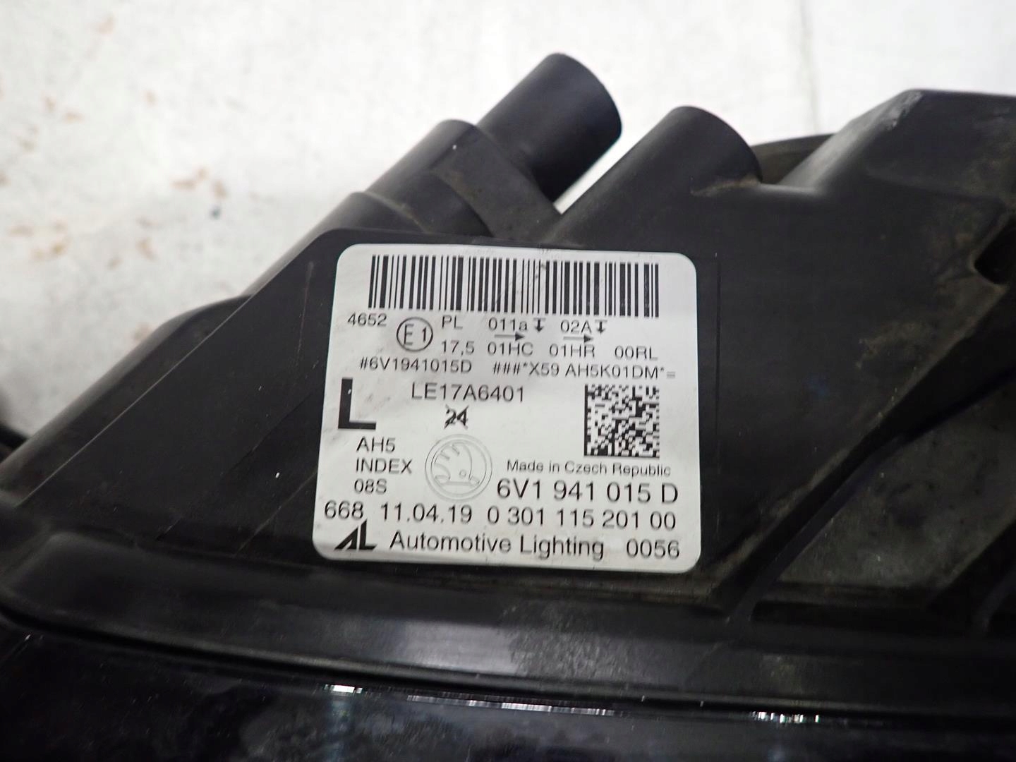 light front front left SKODA FABIA III LIFT 2018- 6V1941015D