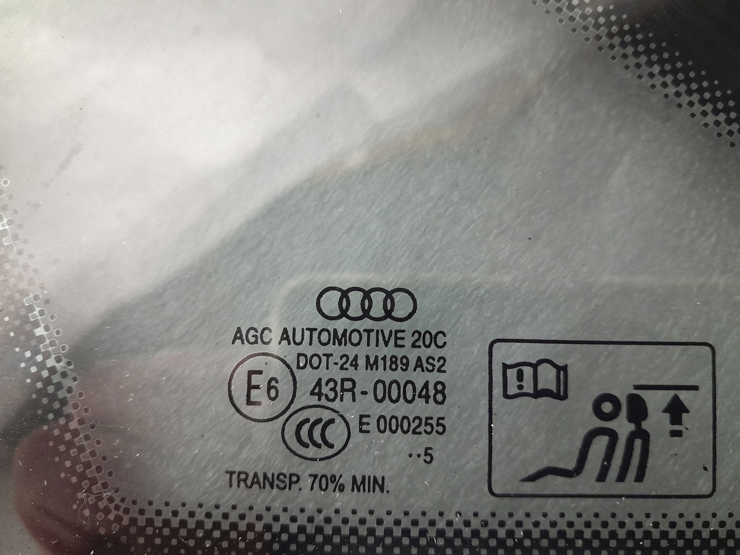 AUDI A3 S3 8V window bodywork left 2015 8V5845299K 8V5845297H
