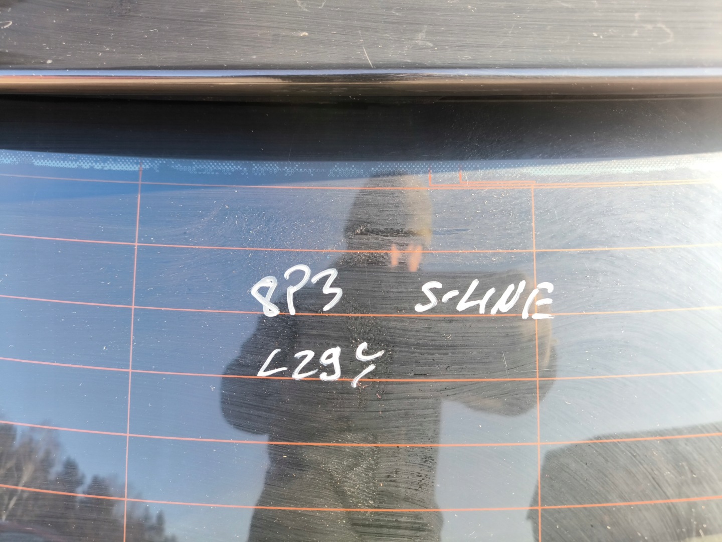 boot door AUDI A3 8P 3-door 2003-2011 S LINE LZ9Y original