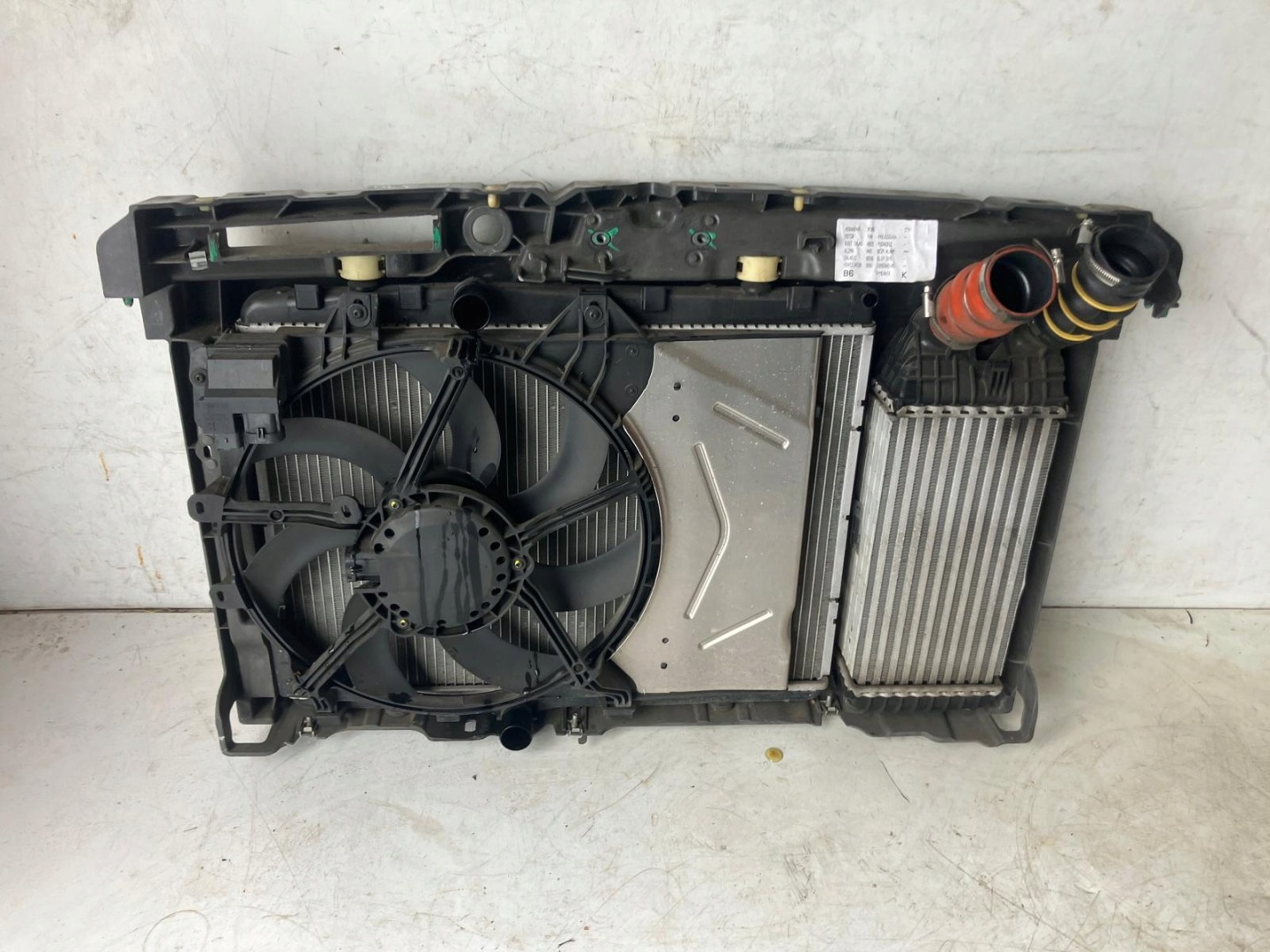support panel for radiators radiator intercooler CITROEN C3 III 1.2 THP 9803900780