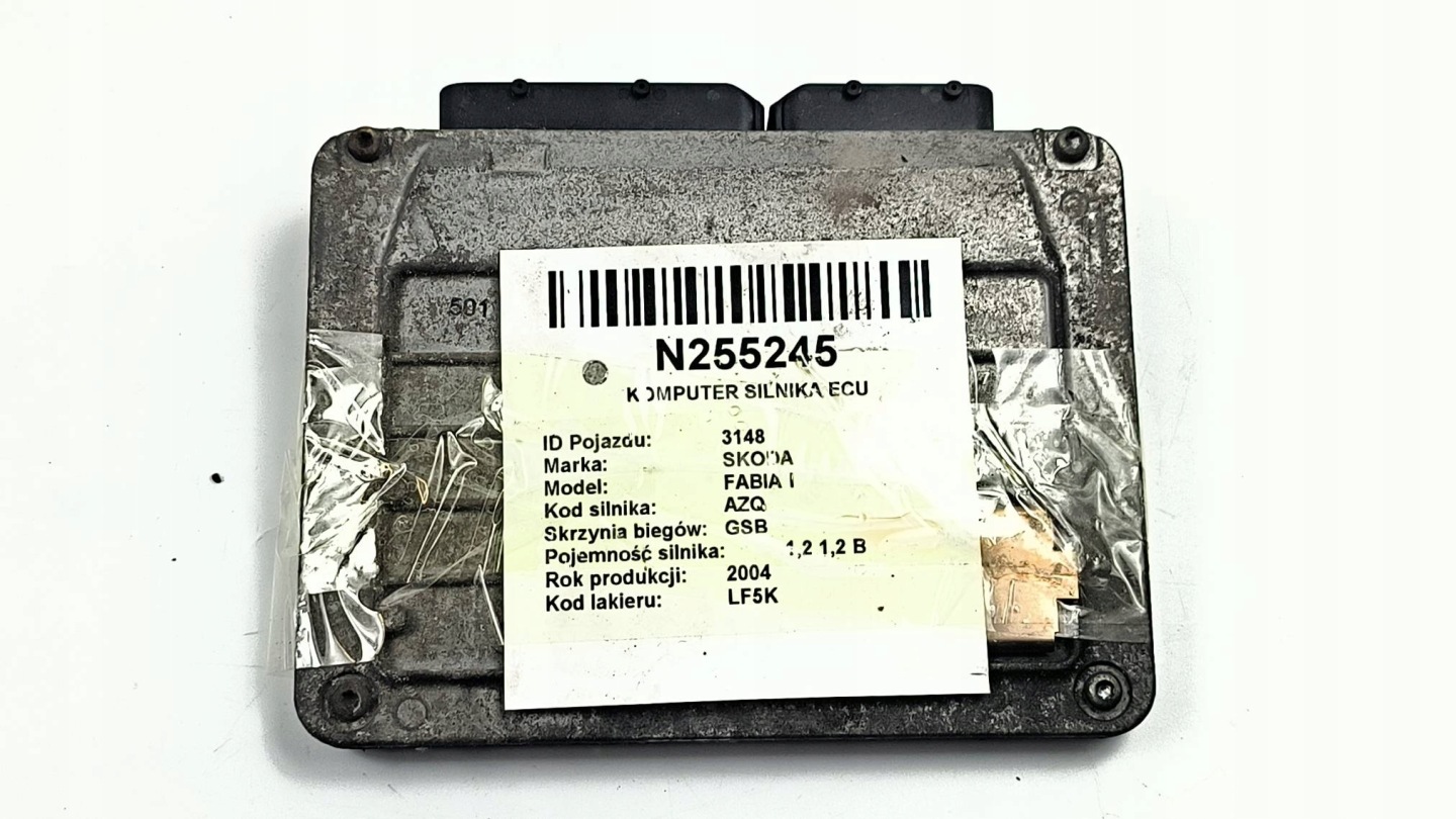 computer Motore ECU 03E906033F 1.2 SKODA FABIA e