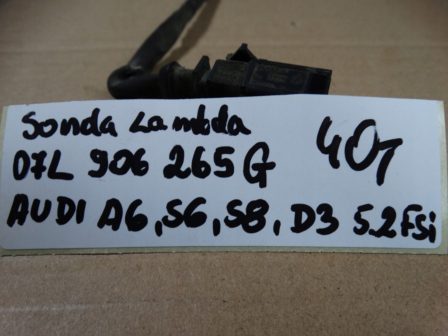 IDEALNA SONDA LAMBDA AUDI A6 S6 S8 D3 5.2 FSI 1