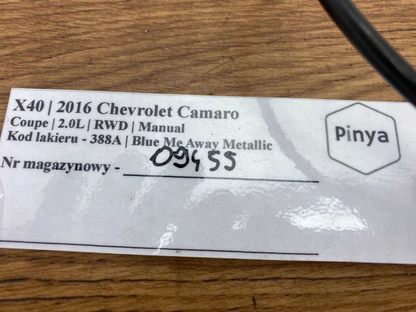 sensor ABS rear part Chevrolet Camaro 2016+