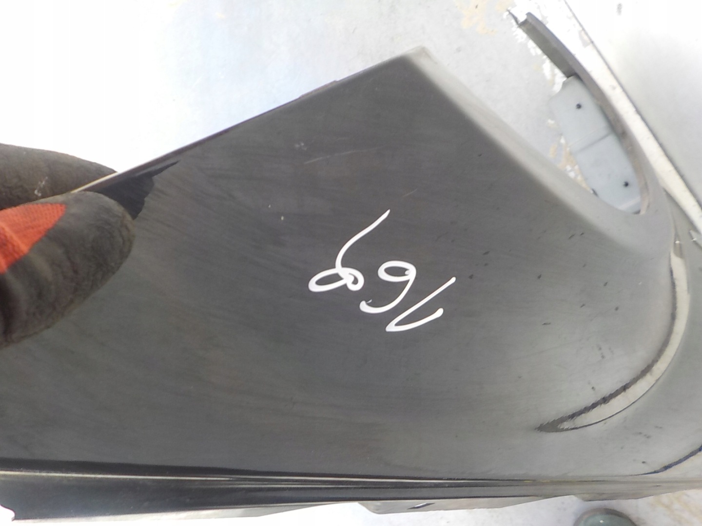 169 MERCEDES-BENZ KLASA C (W204) fender right front front