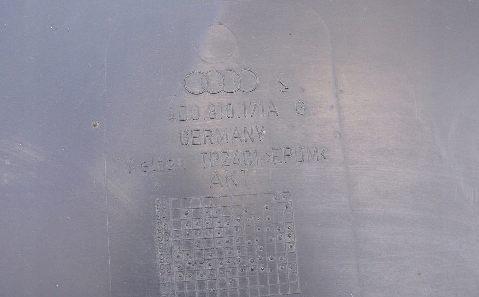 mudguard left left rear part AUDI A8 D2 1994-2002r. 4D0810171A