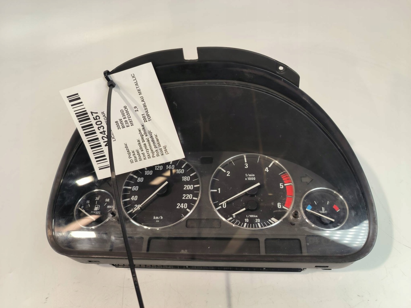 dials clock 62.11-6914882 BMW E39 530D