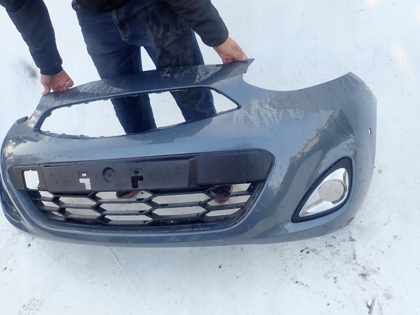 NISSAN MICRA IV 4 K13 LIFT 13-16 bumper front PDC