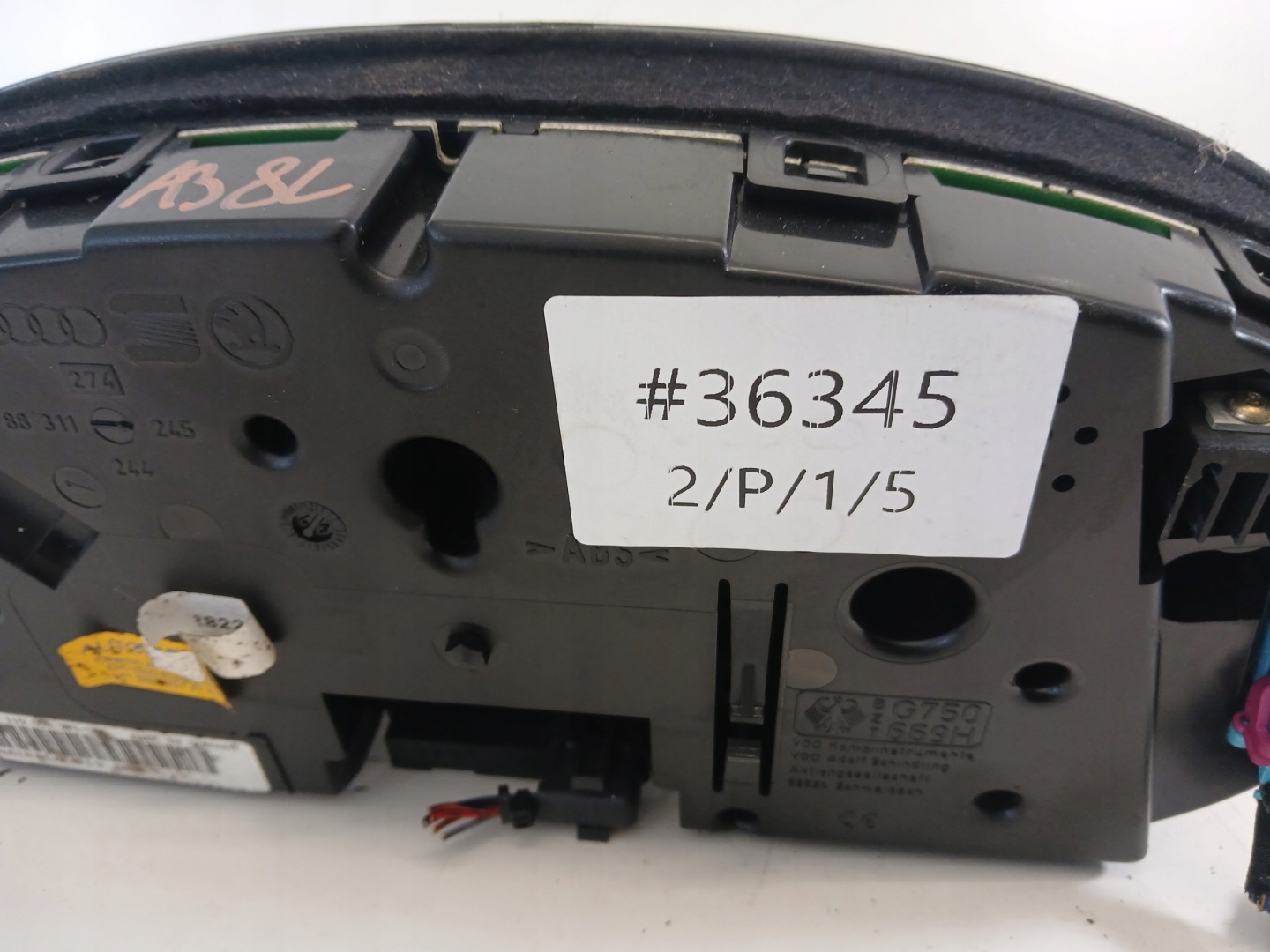 AUDI A3 8L 1.9 TDI dials dials 8L0919860C