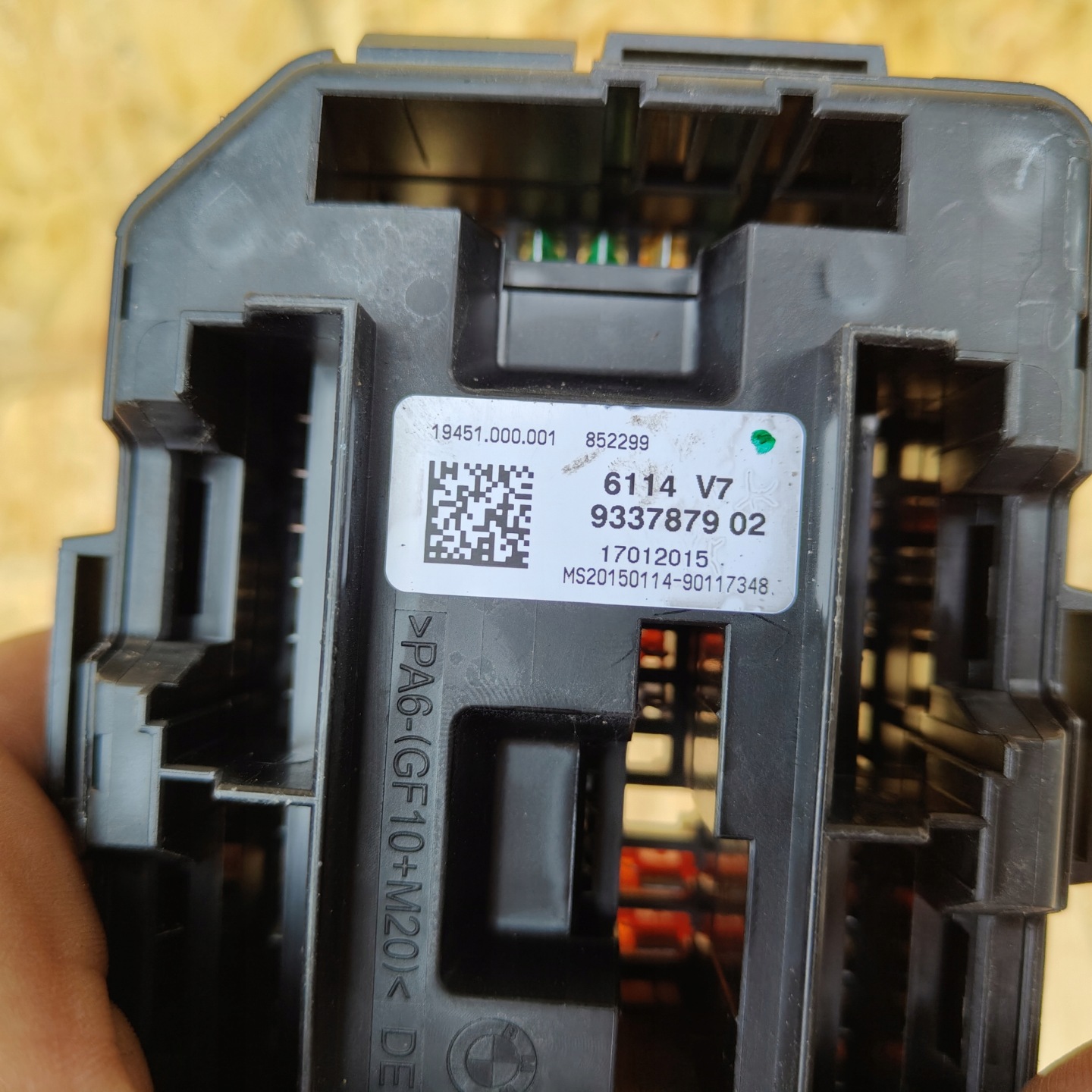 Module fusibles BMW 3 F34 GT 9337879