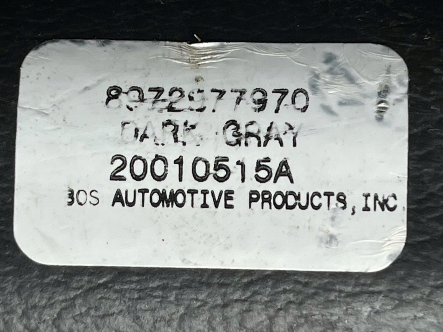 blinds boot Opel Frontera B facelift 2002 8972977970