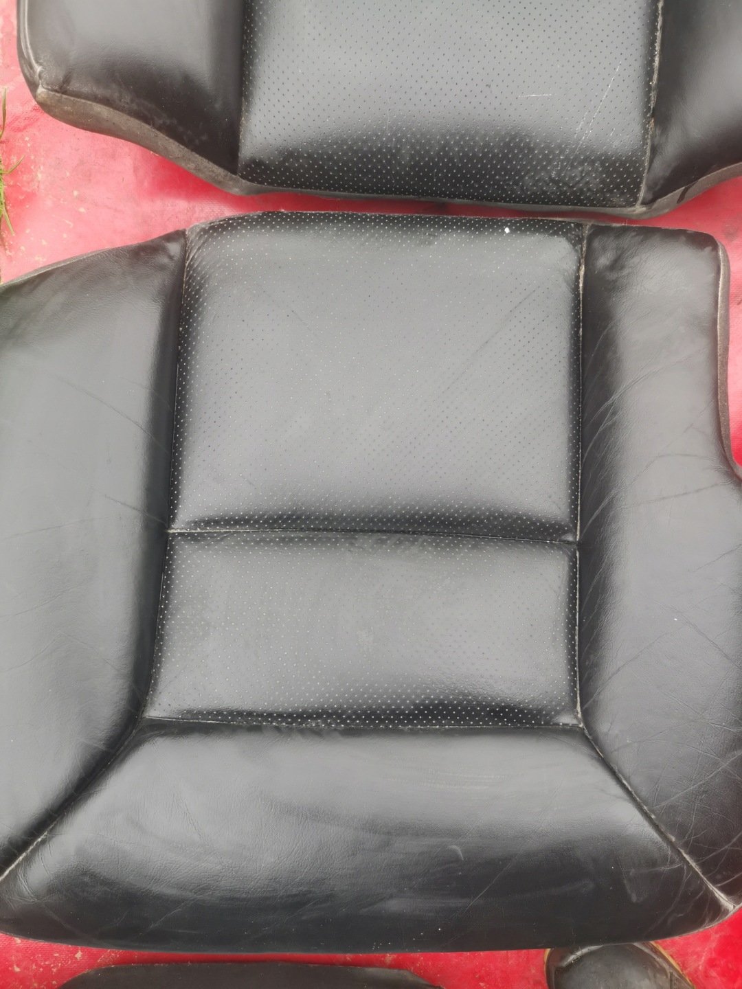 mercedes w124 coupe Sitz heck Leder hinten schwarze