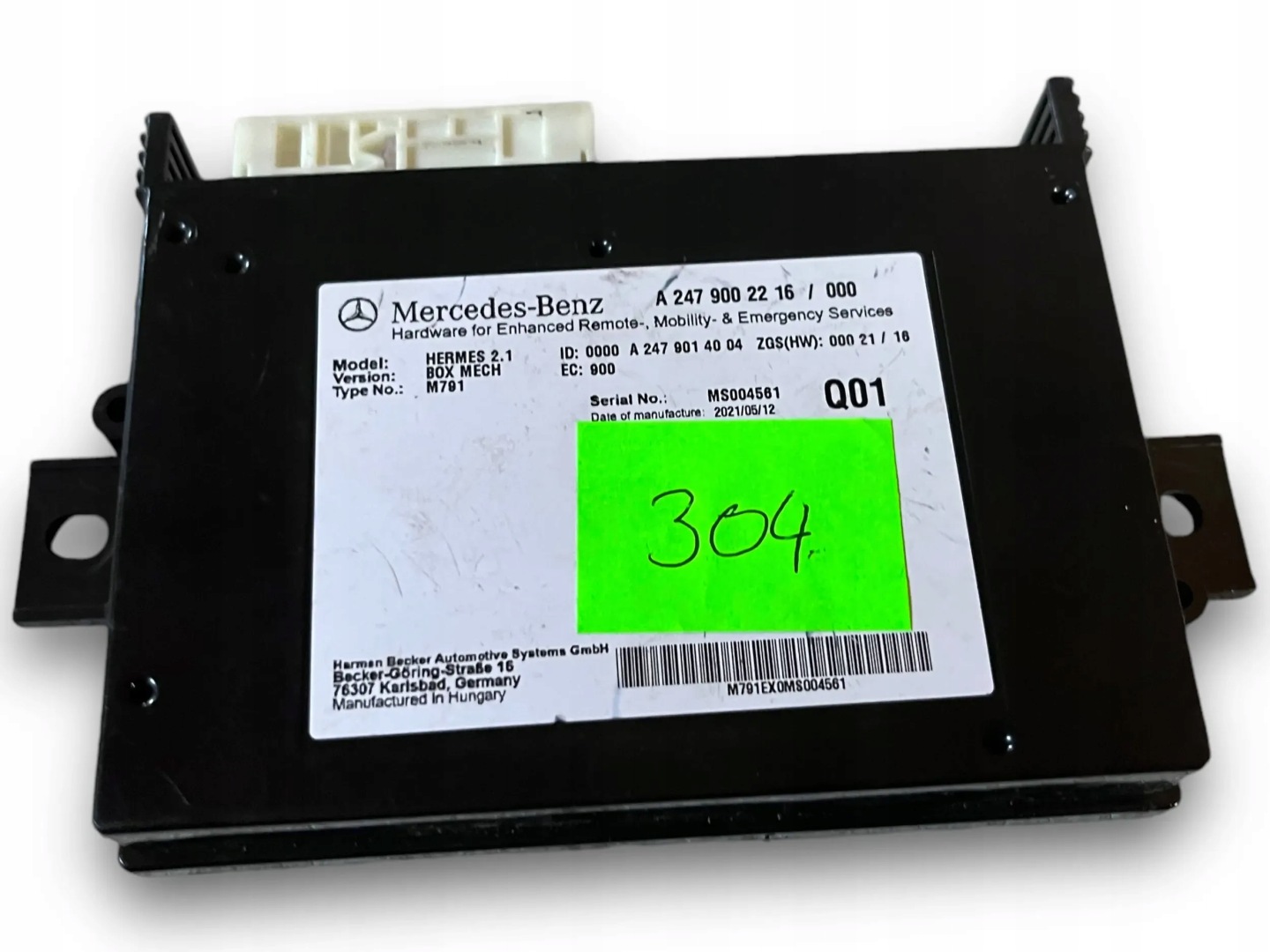MERCEDES W247 control unit TELEMATIK 2479002216 @M