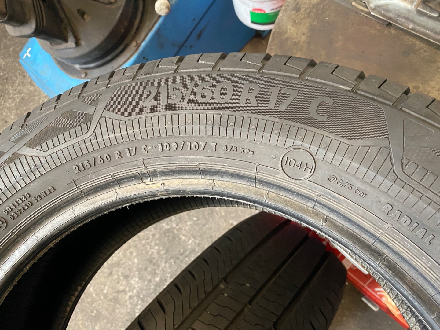 2 tyres summer 215/60R17C CONTINENTAL VanContact Eco 7,5mm 2023r