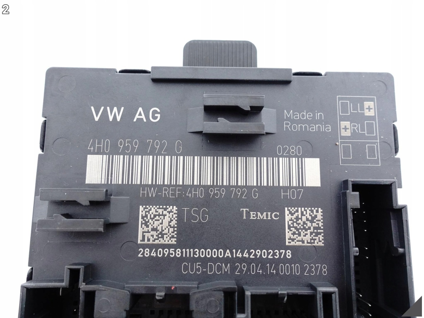 AUDI A8 S8 4H0 D4 13-17 LIFT module door PRAWYCH front 4H0959792G