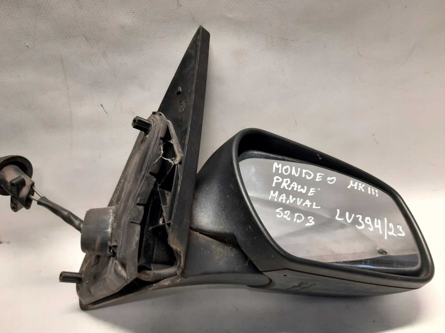 mirror right FORD MONDEO MK3 FL manually