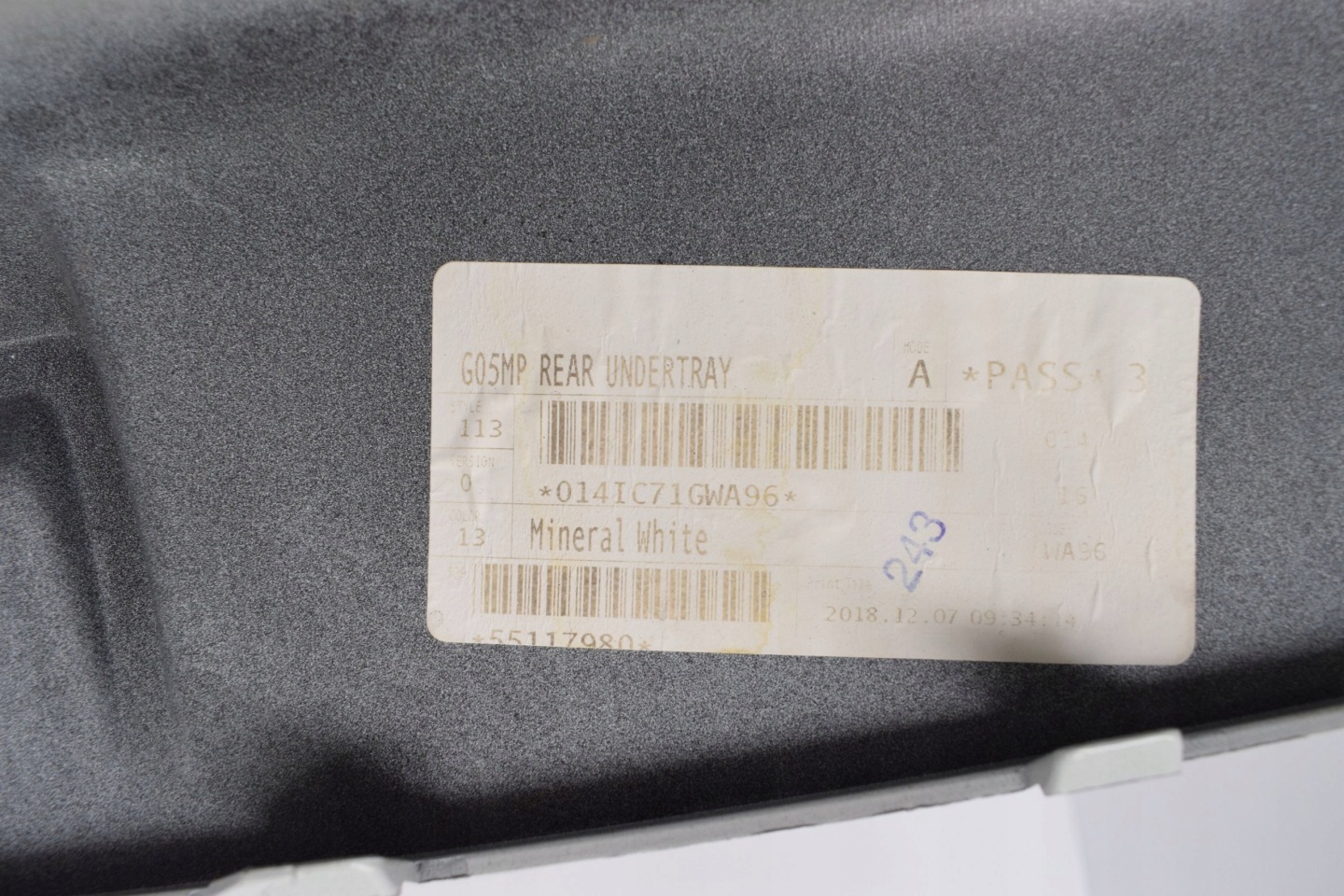 diffusore LOTKA Paraurti posteriore BMW X5 G05 m-packet