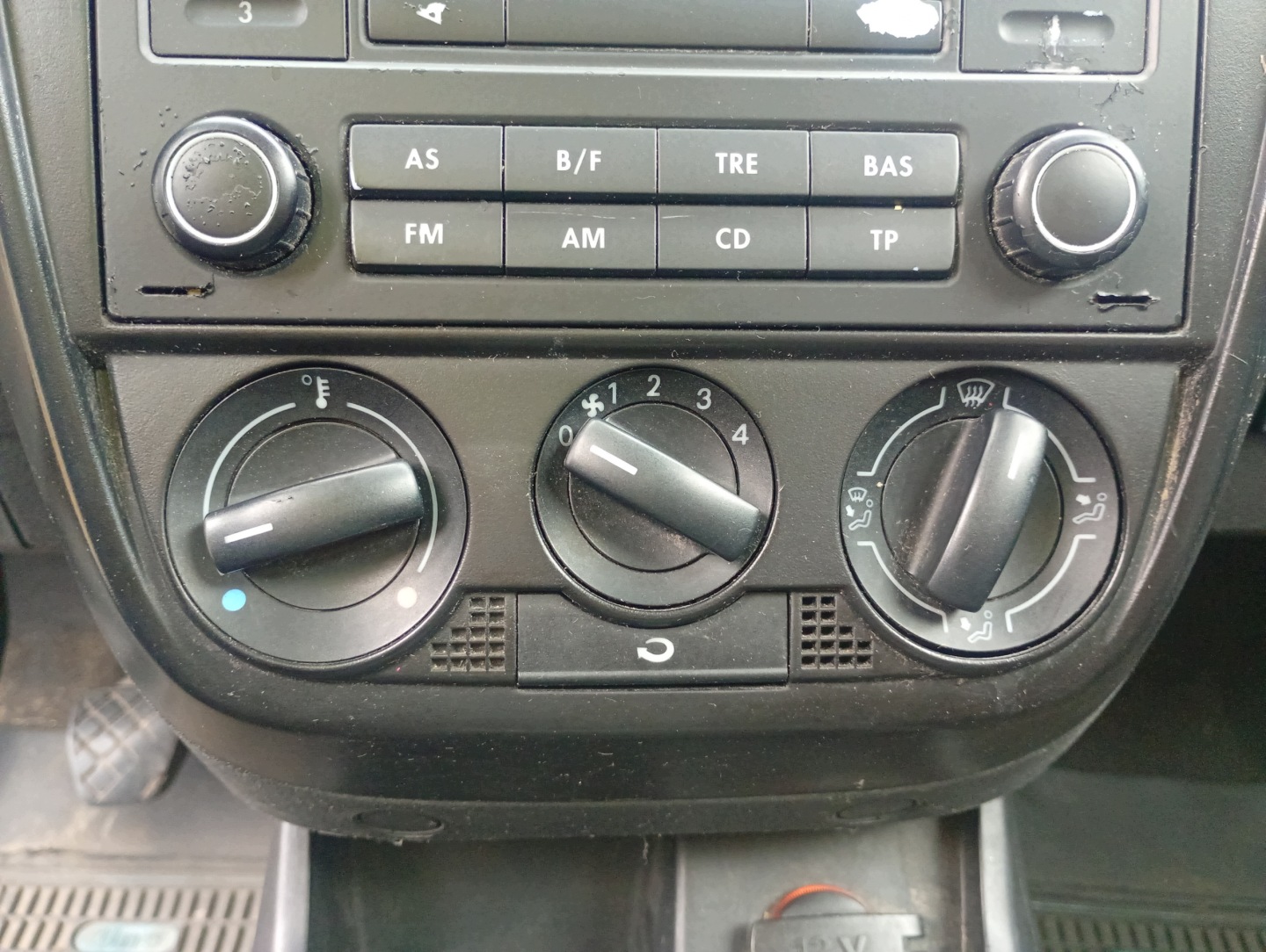 Panel switch regulacja air conditioning devices ogrzewania VW Fox 05-11