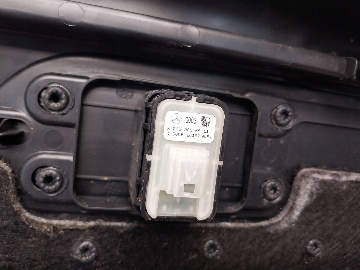 side upholstery boot right A2536900644 MERCEDES GLC W253 X253 AMG