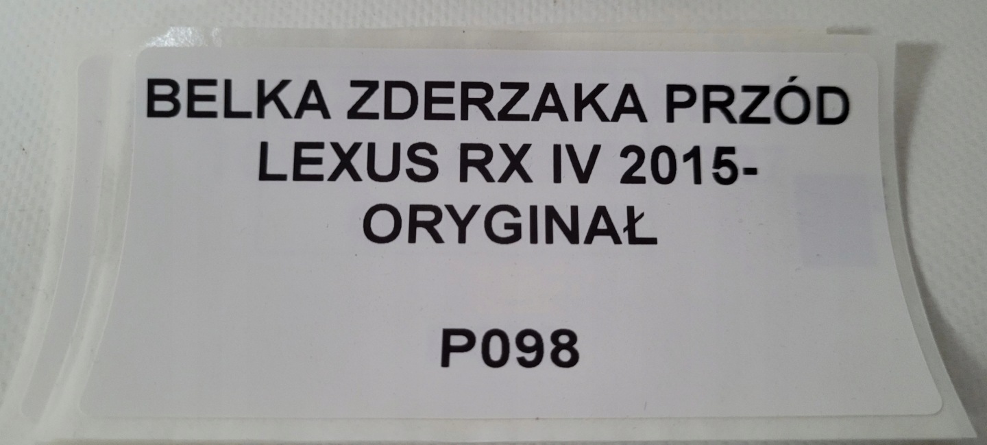 bumper support front LEXUS RX IV 2015- original