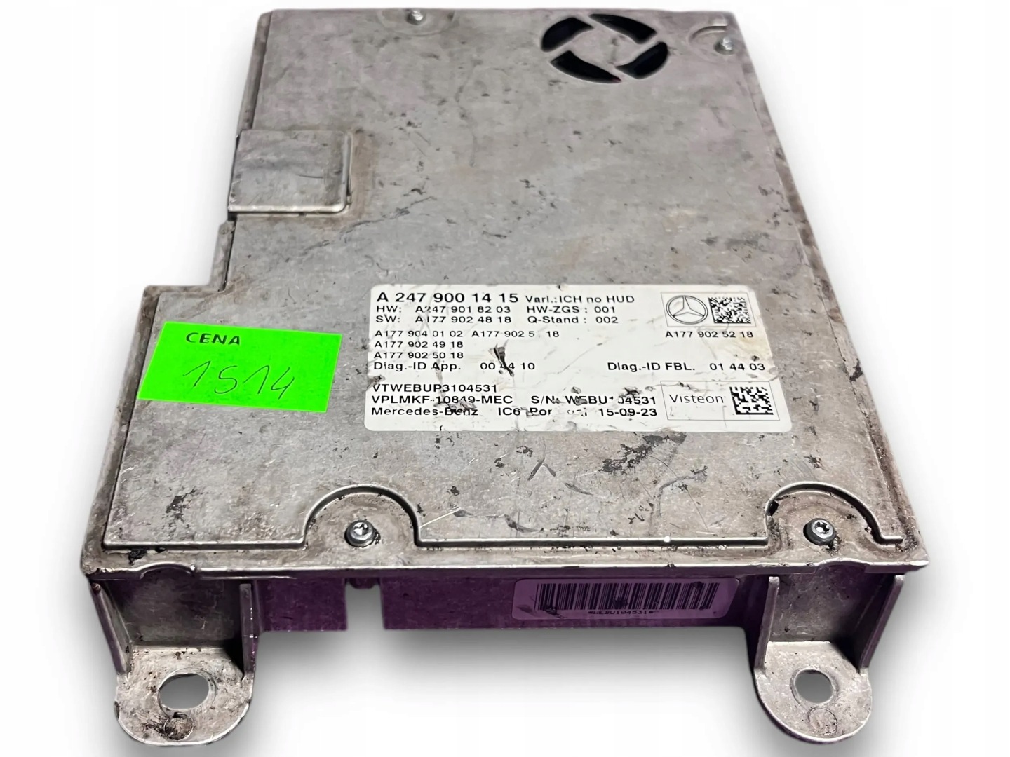 MERCEDES W247 Module Instruments tachymètre compte tours 2479001415 @M