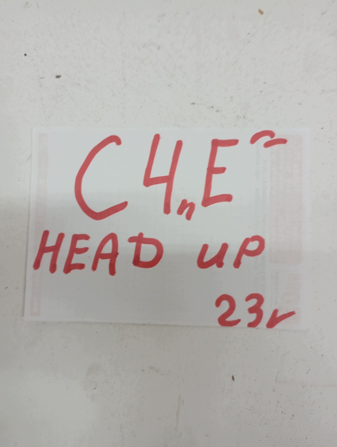 dashboard Citroen C4 EC4 E HEADUP HEAD UP 23R