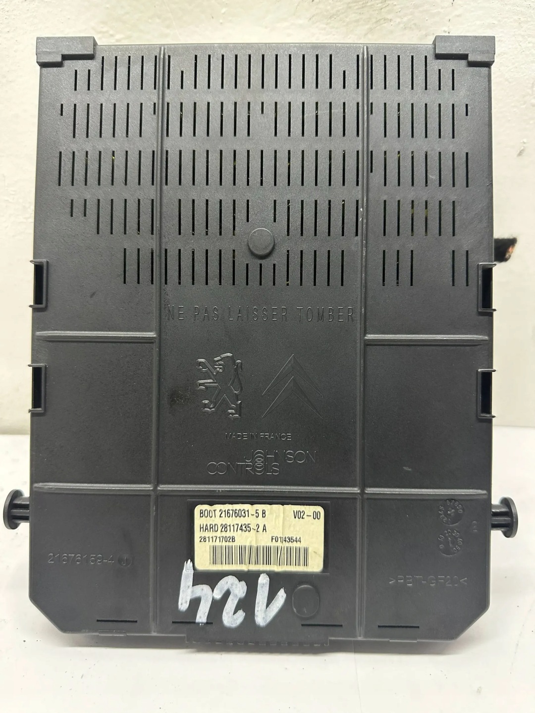 Bedienteil BSI 2004 H05 9661940480 PSA Johnson Controls 2063