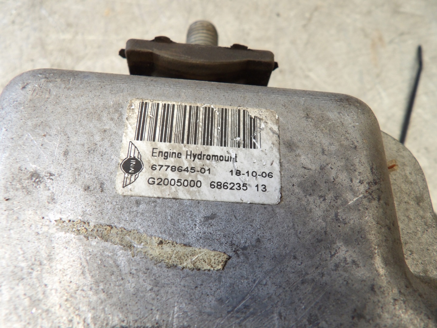 Mini Cooper II engine mount right front 6778645-01 G2005000 686235 13