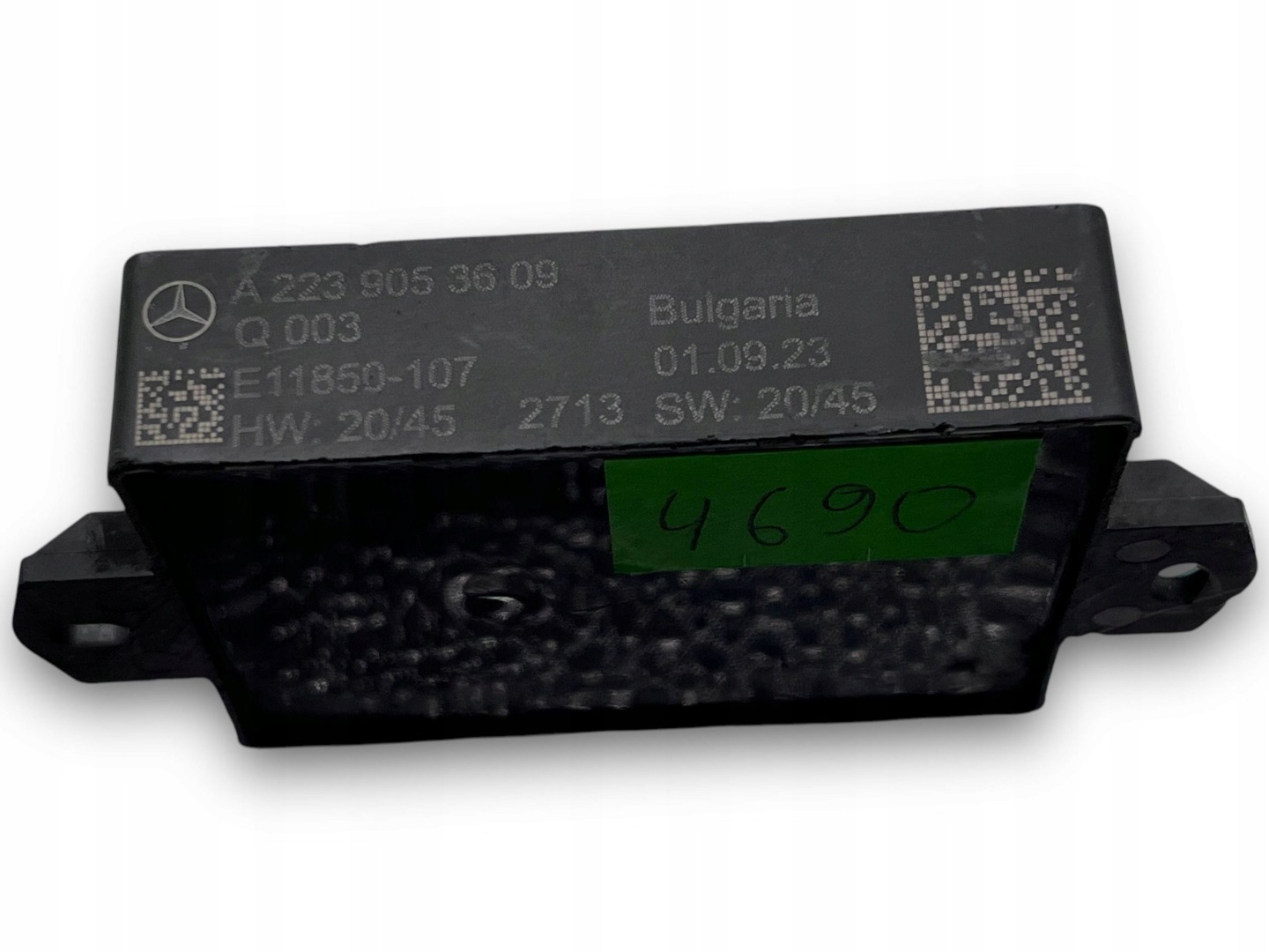 MERCEDES S KLASA W223 control unit bonnet boot 2239053609 $J