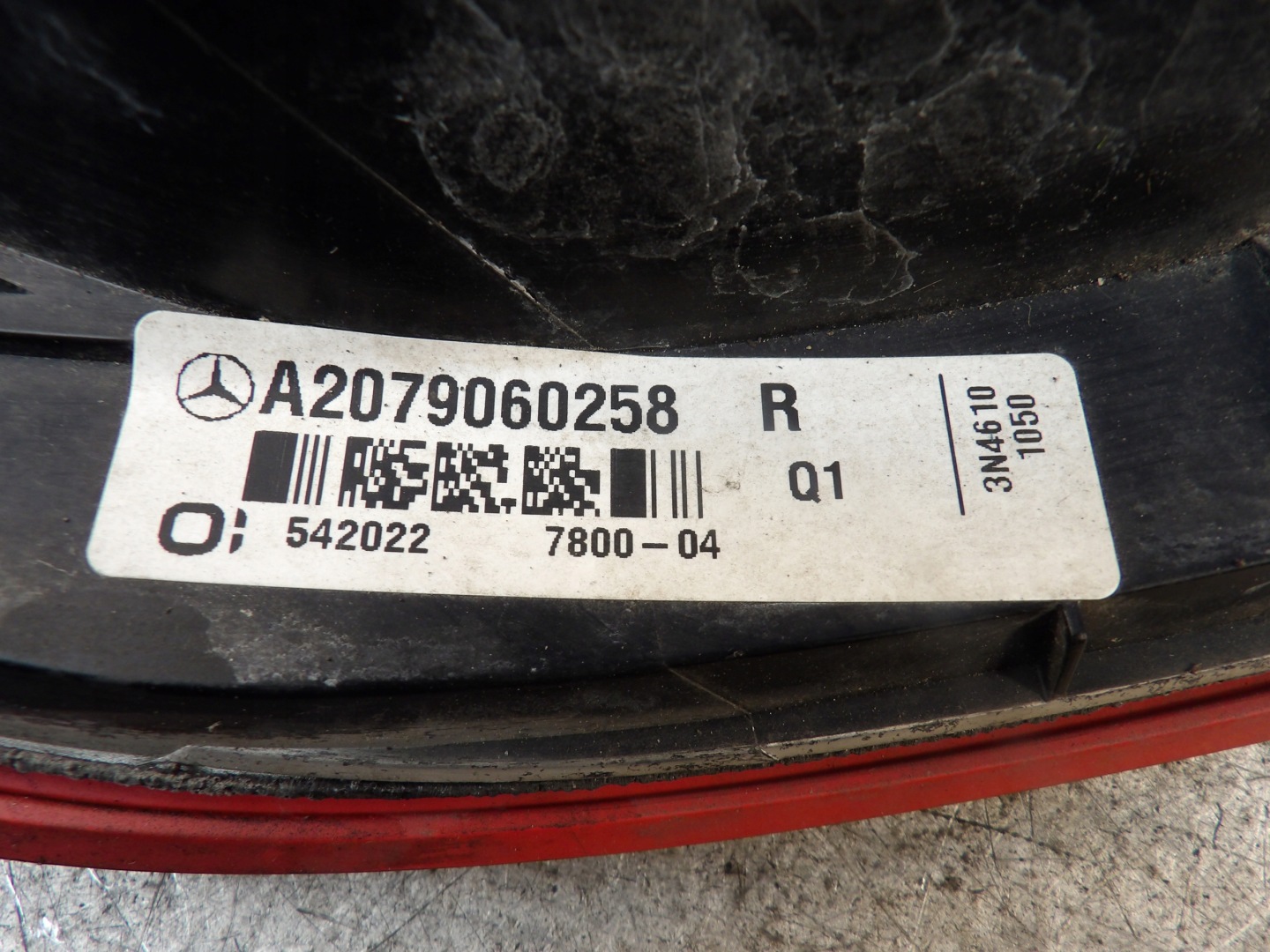 Mercedes W207 coupe light rear right A2079060258R