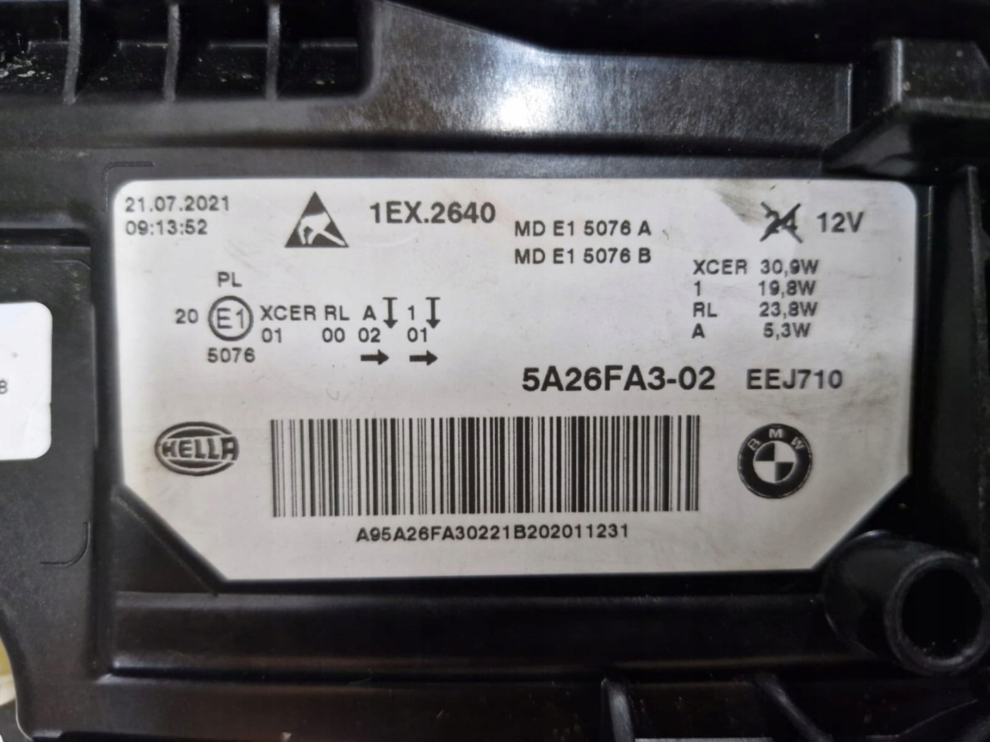 light left BMW 5 G30 G31 LIFT Full Led 2021