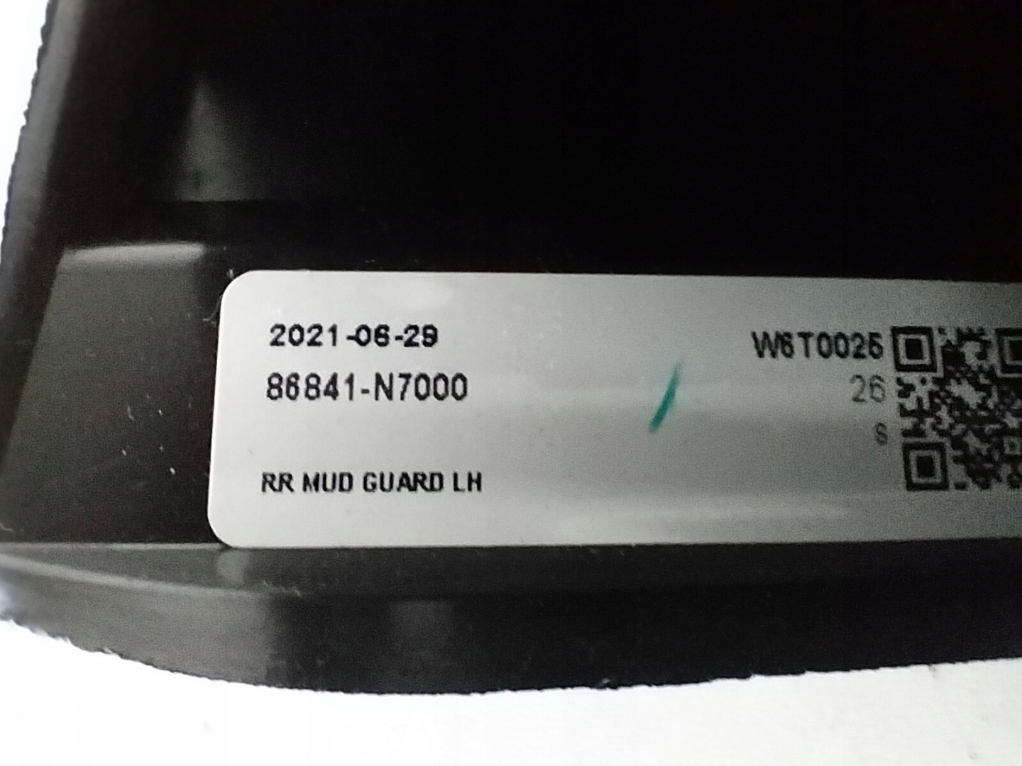 mudguard flap rear left HYUNDAI TUCSON 4 IV 20