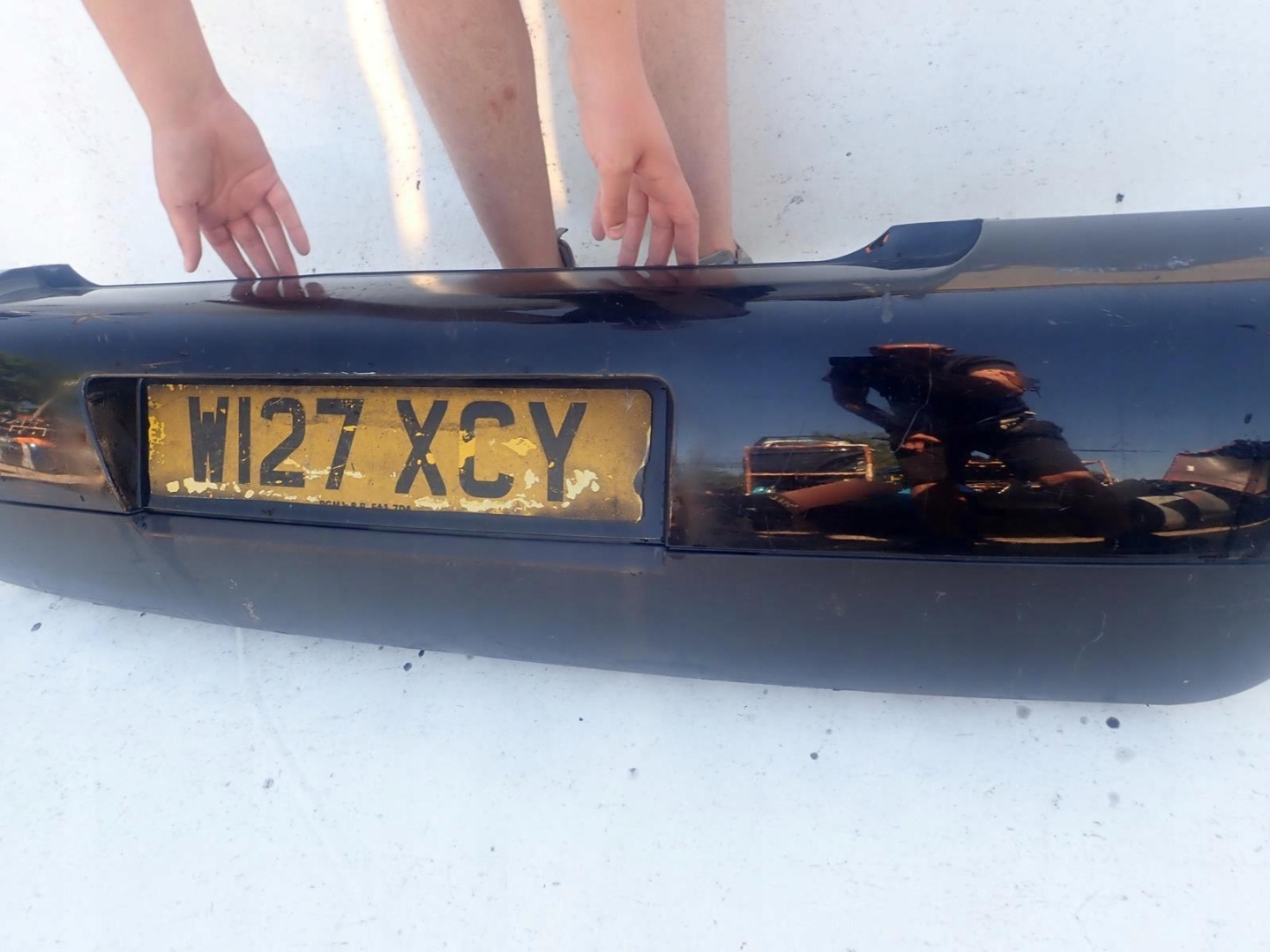 VW LUPO bumper rear part rear