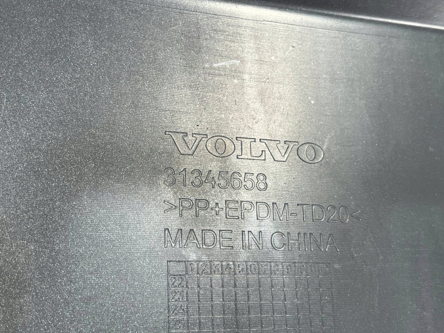 VOLVO EX-30 2023-> nárazník předek 31345658