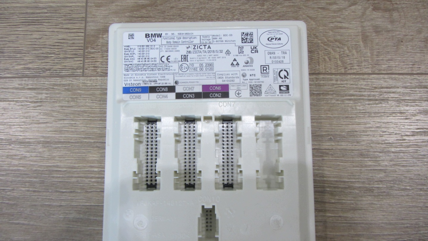 BMW X3 G01 G20 BDC computer G30 control unit comfort control unit 5B31353 5B90834