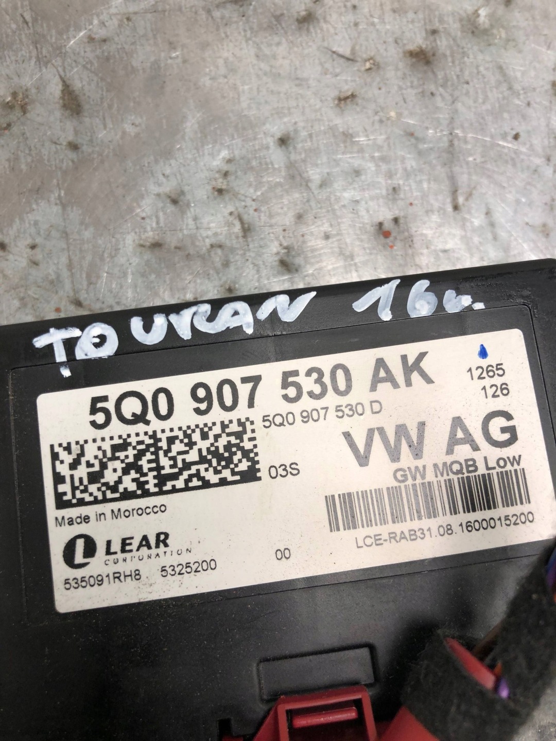 module GATEWAY VW TOURAN III 5Q0907530AK
