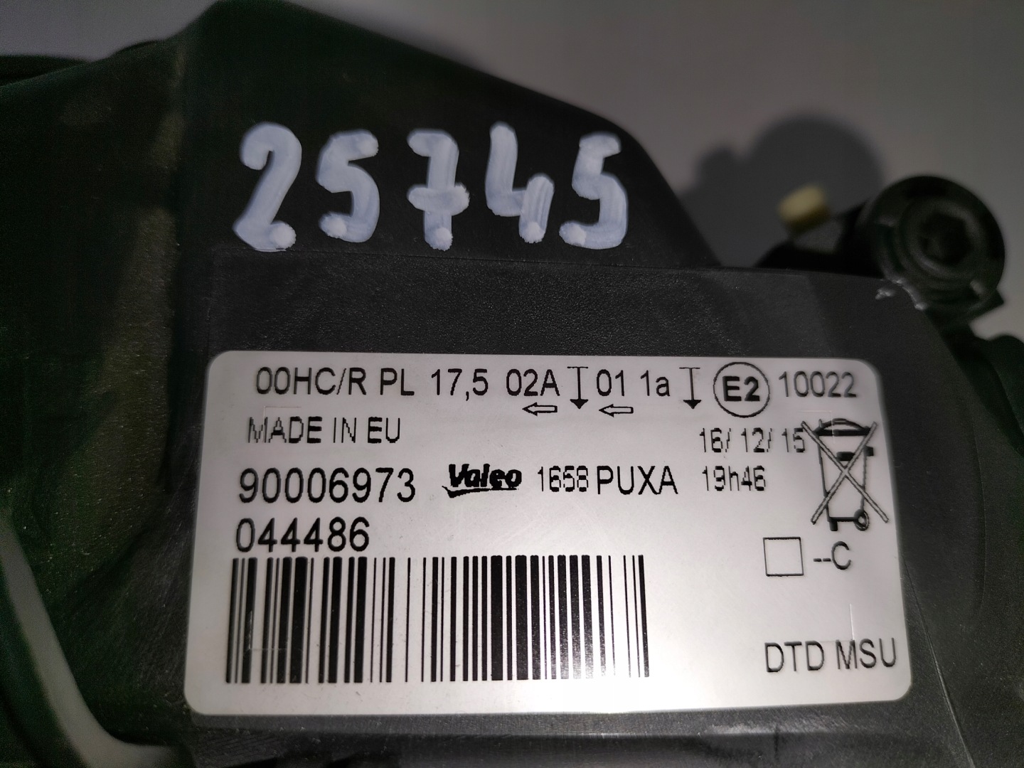 light front right DACIA LOGAN and LIFT 08-12