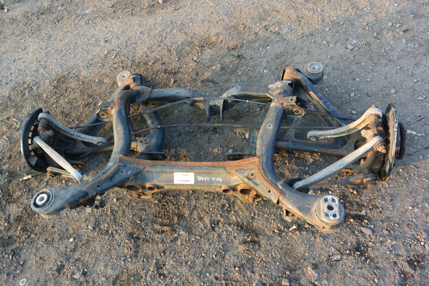 subframe axle beam arm swing rear part AUDI Q7 4L