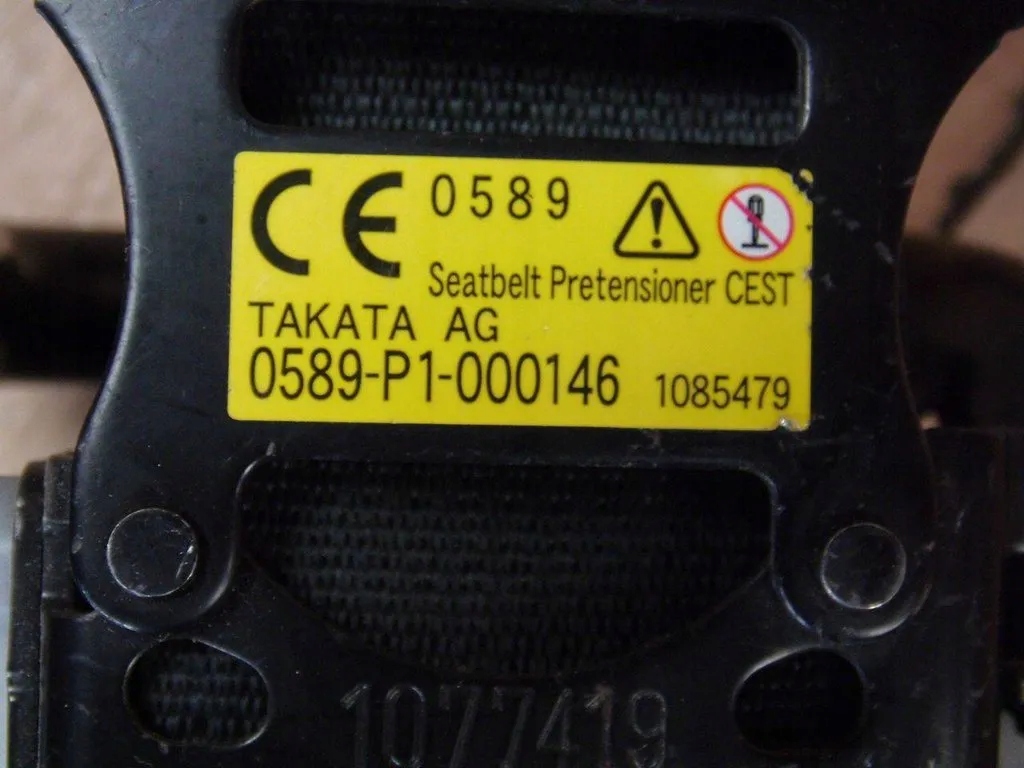 Mazda 6 GJ 2013-2018 tension belt right front GHP9