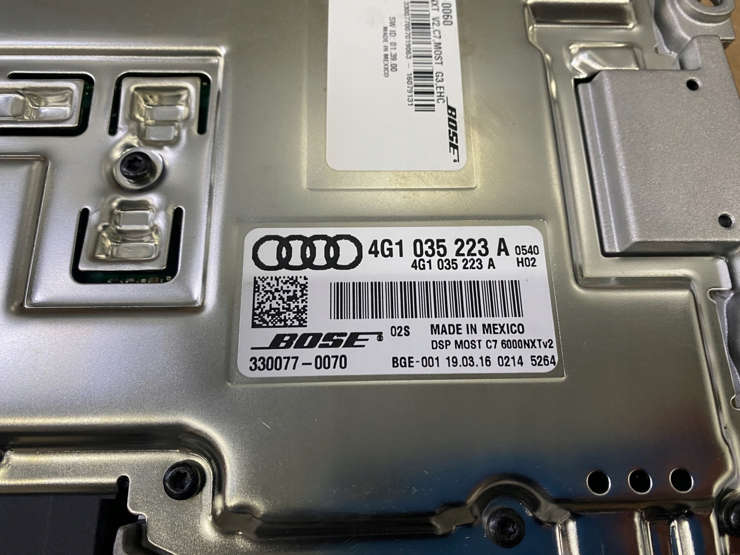 AUDI A8 4H LIFT amplifier BOSE 4G1035223A