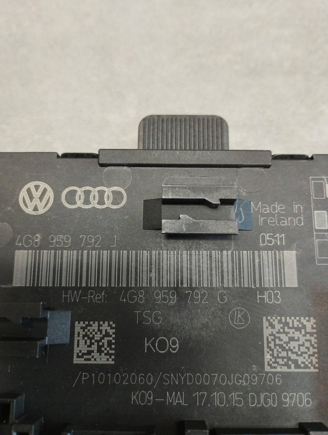 Audi A7 4G module door right front 4G8959792J